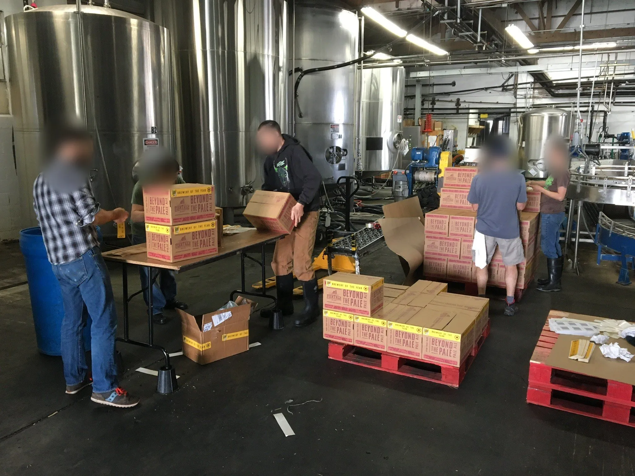 Packaging line