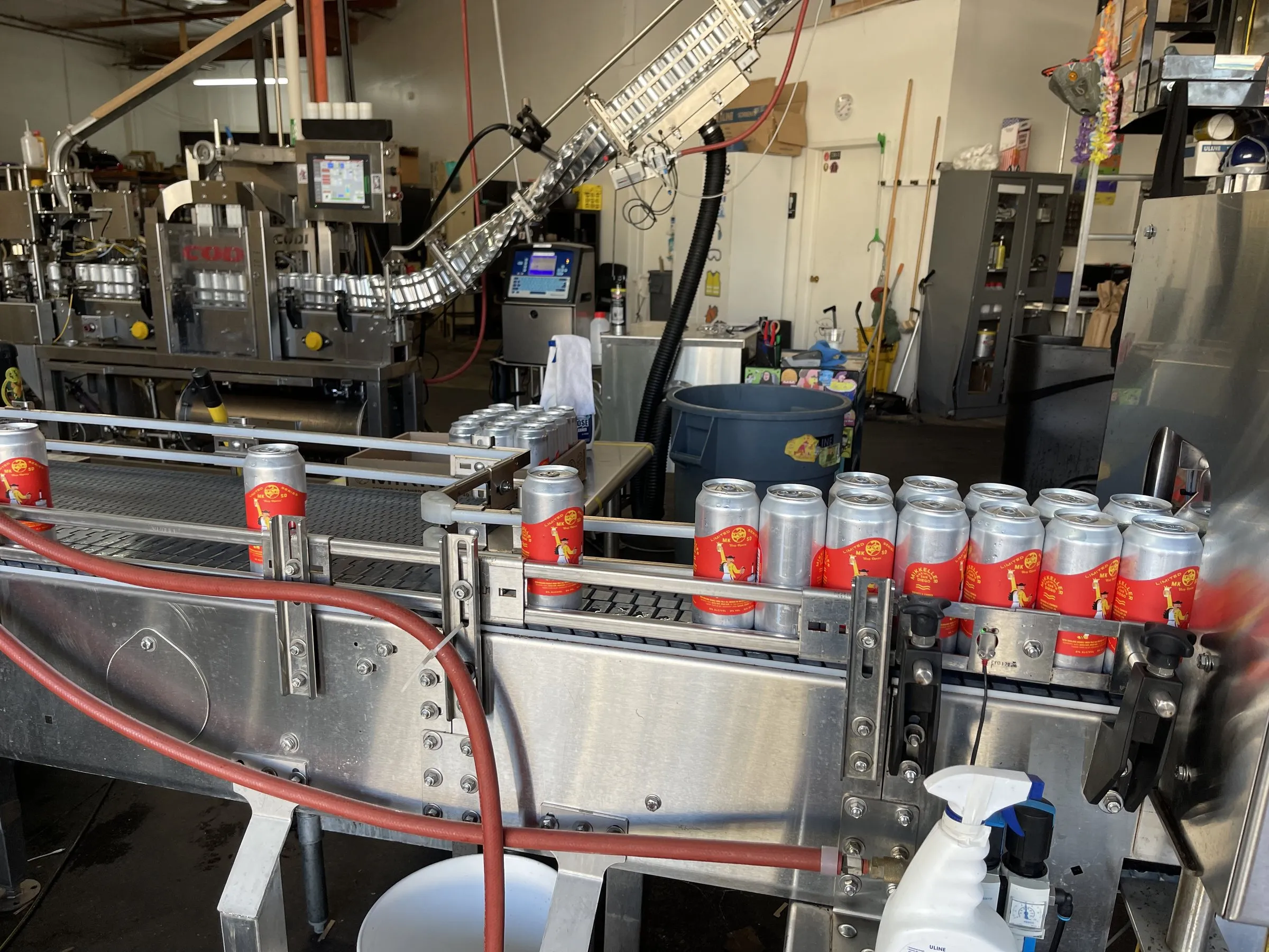 Canning line running