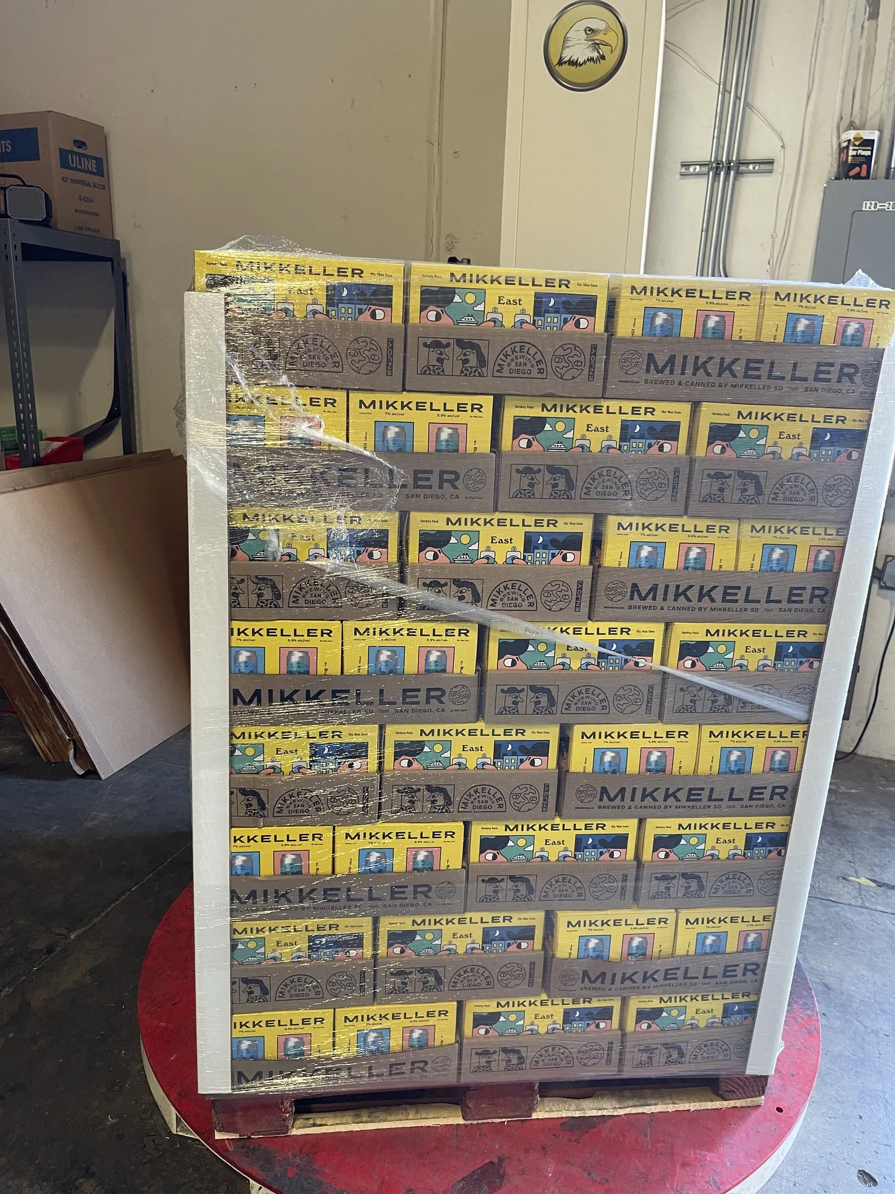 Palletized for distribution