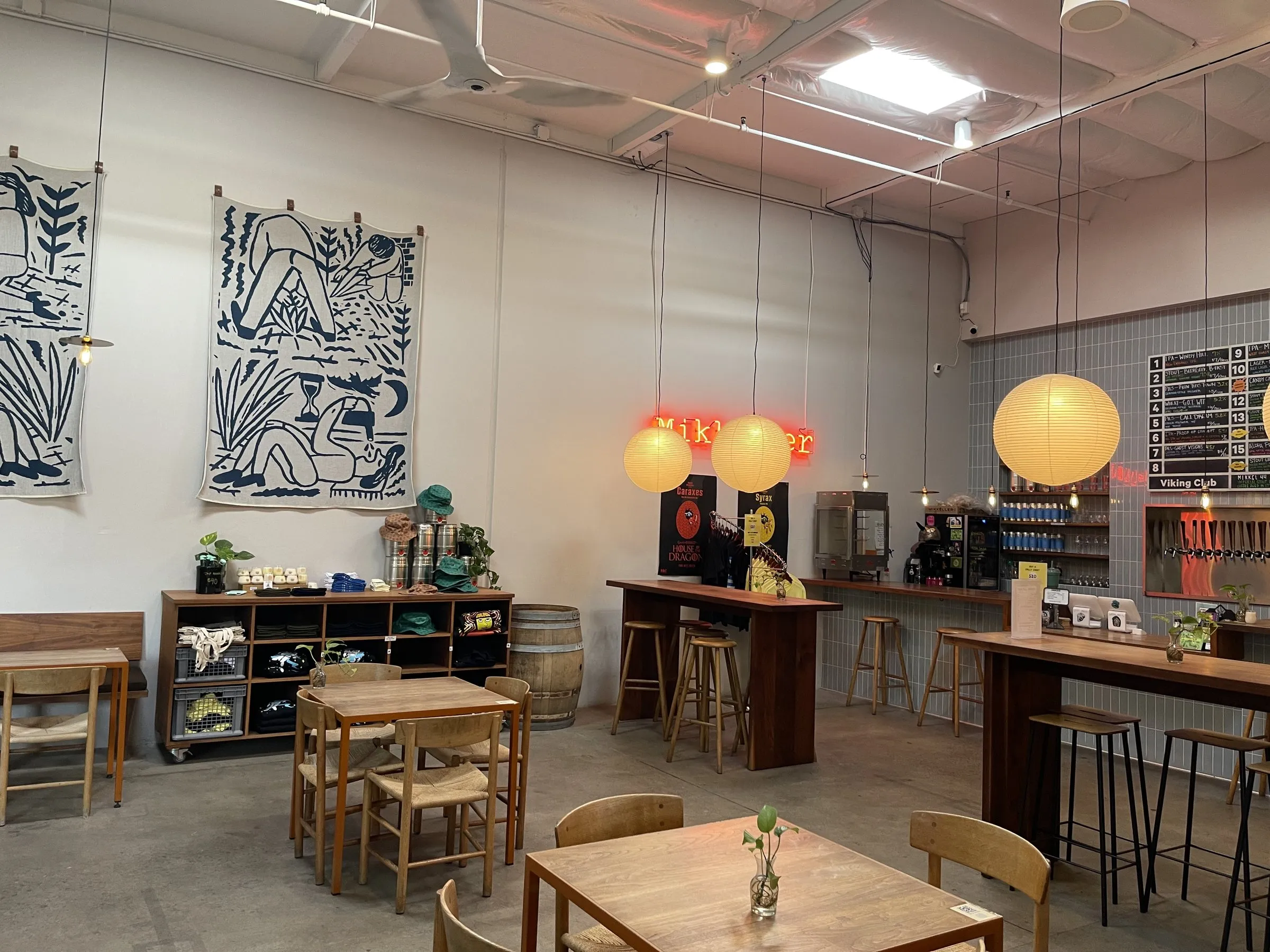 Finished taproom